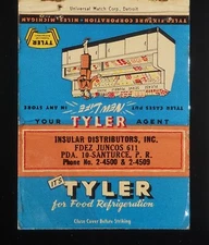 1950s Insular Distributors Tyler Agent Food Refrige Cases Niles MI Santurce PR