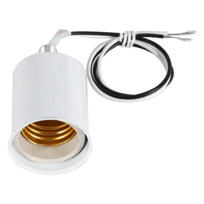 E27 Ceramic Screw Base Round LED Light Bulb Lamp Socket Holder Adapter1030 - image 1 of 4