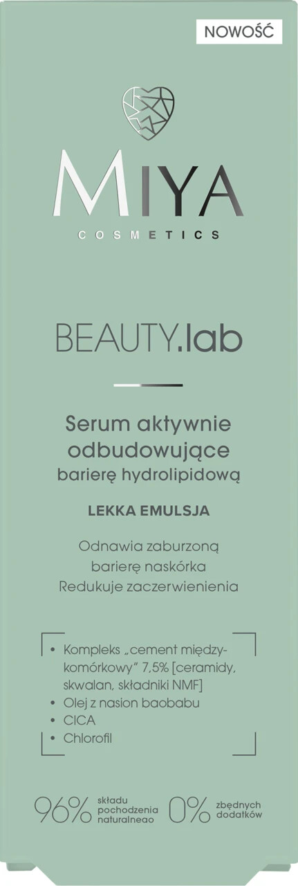 Miya Cosmetics BEAUTY.lab Serum Actively Rebuiliding Hydrolipid Barrier 30ml