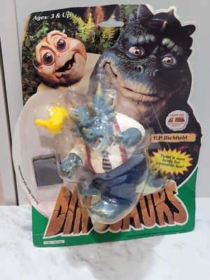 1991 ABC TV show Dinosaurs B.P. Richfield sealed Hasbro action figure NIB