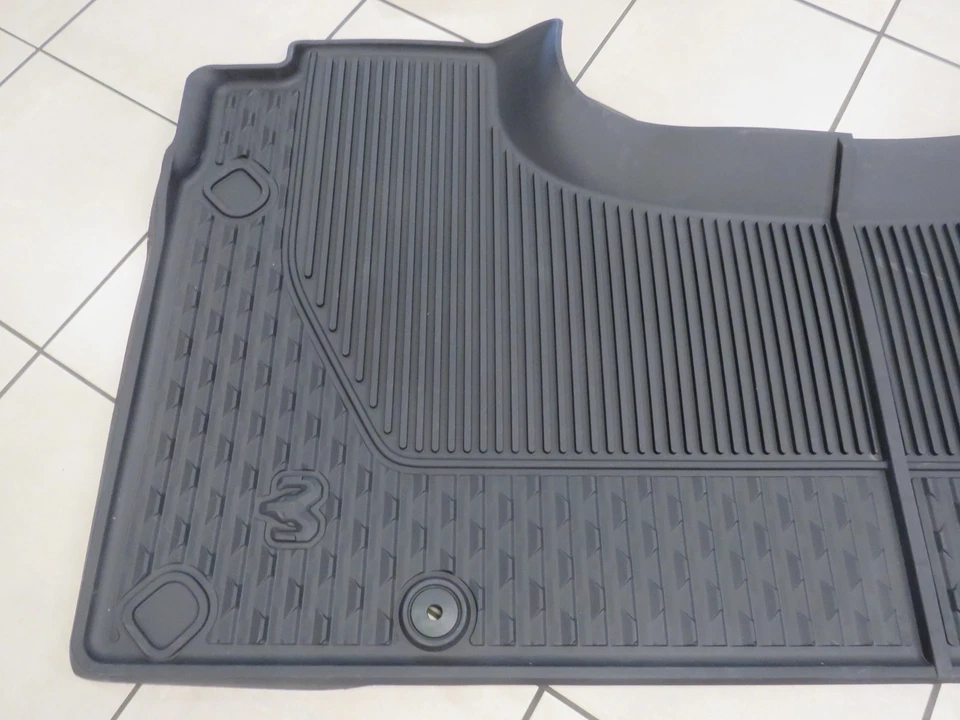 2025 RAM 1500 Crew Cab Black All Weather Floor Mats NEW OEM MOPAR - Image 3 of 4