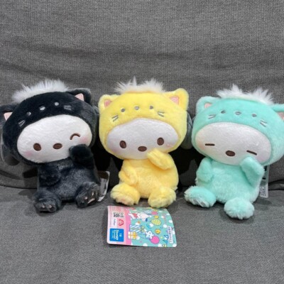 Pochacco SET 3 Cat plush toy Doll Kamatte Nyan fluffy kitten Furyu 2025 NEW