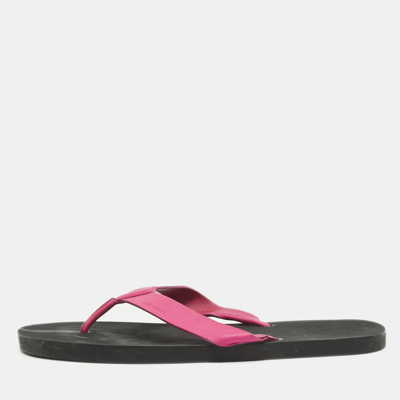 Sandales string cuir rose Dior taille 43