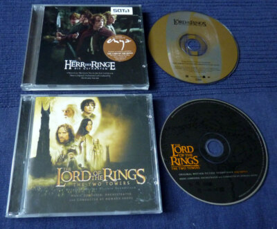 2 CDs Howard Shore Herr Der Ringe DIE GEFÄHRTEN Lord Of The Rings THE TWO TOWERS