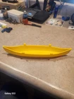 11  INCH   VINTAGE  TONKS  TOY  CANOE  WITH  TABS