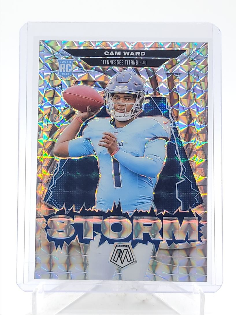 CAM WARD 2025 MOSAIC STORM ROOKIE SILVER MOSAIC TITANS RC Q4705