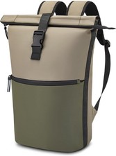 WELDUN Roll Top Backpack, 18L-27L Waterproof Travel Bag, Fits 17.3" Laptop Bag