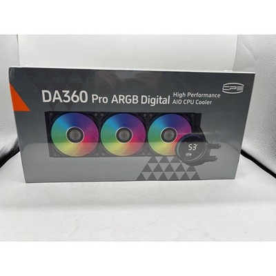 Deepcool DA360 Pro ARGB Digital AIO CPU Cooler High Performance Black