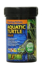 Exo Terra Adult Aquatic Turtle Food, Floating Pellets for Reptiles, 0.7 Oz., ...