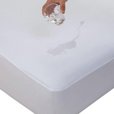 Waterproof Twin Mattress Protector Ultra Soft Smooth Top Fitted Matressprotec...