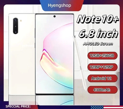 NEW Sealed Samsung Galaxy Note10+ Plus Unlocked Smartphone SM-N975U 12GB+256GB