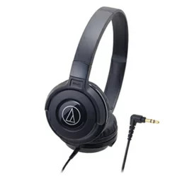 #ad 【Audio Technica】ATH S100BK BLACK Wired Portable On Ear Headphones Street Japan $86.17