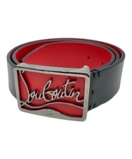Christian Louboutin          RICKY Leather Belt black