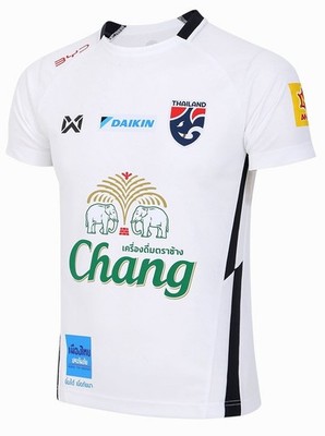 2026 Official Thailand National Football Soccer Team Training Jersey White