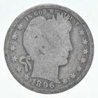 1896 Barber Quarter Average Circ