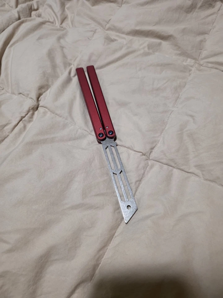 Entrenador Balisong Squid Industries Trident Raro Personalizado Foto 2 de 4