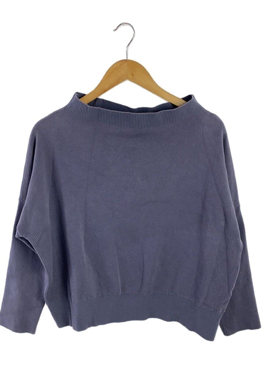 PLEATS PLEASE ISSEY MIYAKE◆D2/ボトルネックニット・セーター/3/コットン/PUP/PP93-KK755 ISSEY MIYAKE knit sweater D2 bottleneck 3 cotton Purple PP93