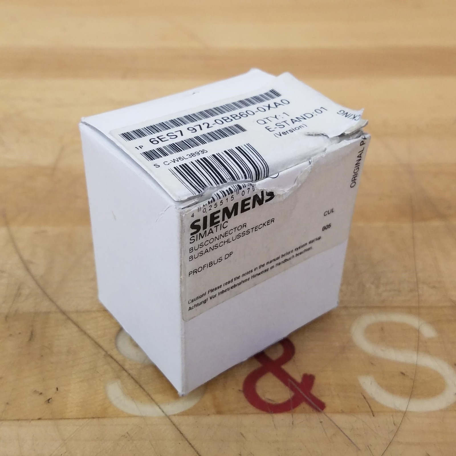 Siemens 6ES7 972-0BB60-0XA0 SIMATIC Bus Connector, Profibus DP - NEW