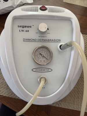 Segawe LW-60 Diamond Microdermabrasion Vacuum Machine, White, Adjustable
