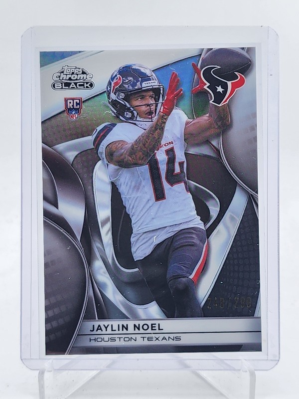JAYLIN NOEL 2025 TOPPS CHROME BLACK ROOKIE REFRACTOR RC /299 #119 Q6608