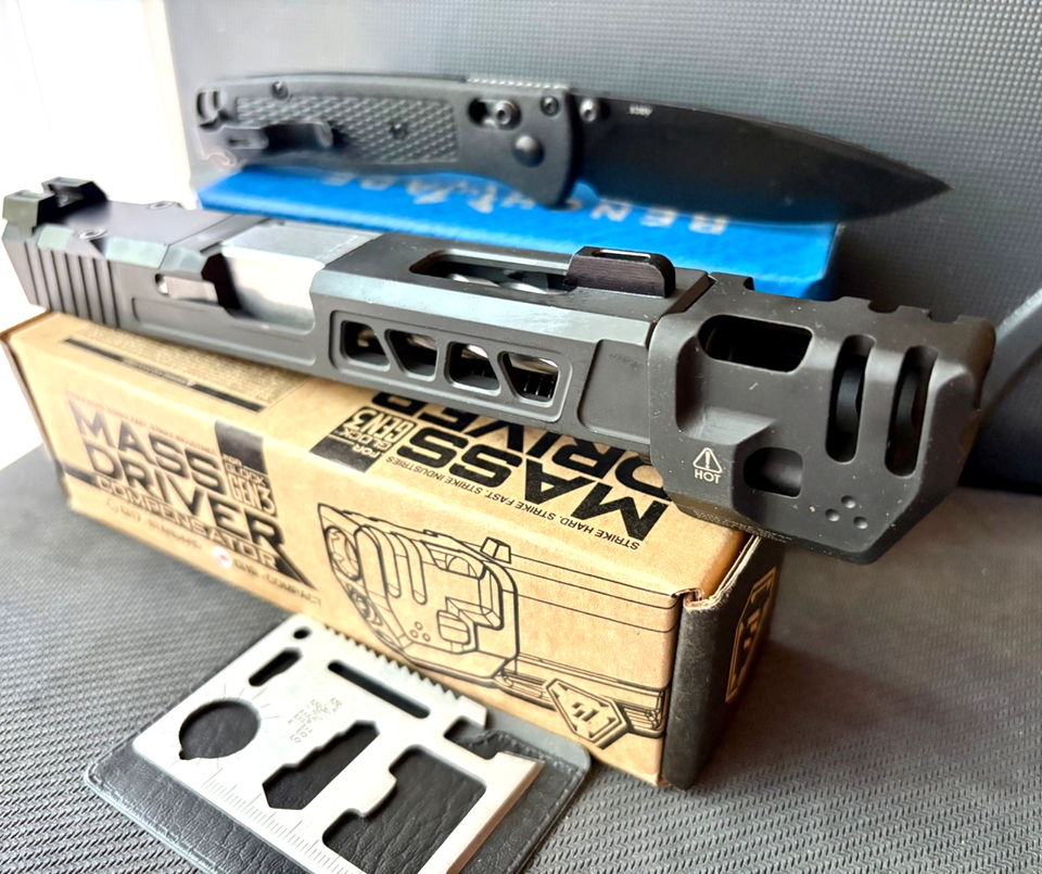 Compensated Glock Glock 19 Gen 3 Slide w/ Compensator Zaffiri Precision Complete G19 ...
