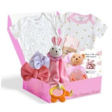 Newborn Gift Set, Baby Clothes, Baby Rattle, Baby Blanket, No Grooming Kit