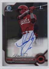 2022 Bowman Chrome Prospect Auto Leonardo Balcazar #CPA-LB Auto 0v6i