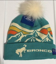 Ford Bronco beanie with mountain and sun grap...
