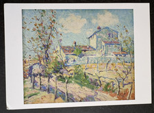 OS art postcard Arthur Dove Landscape painting Alexandre gallery invitation