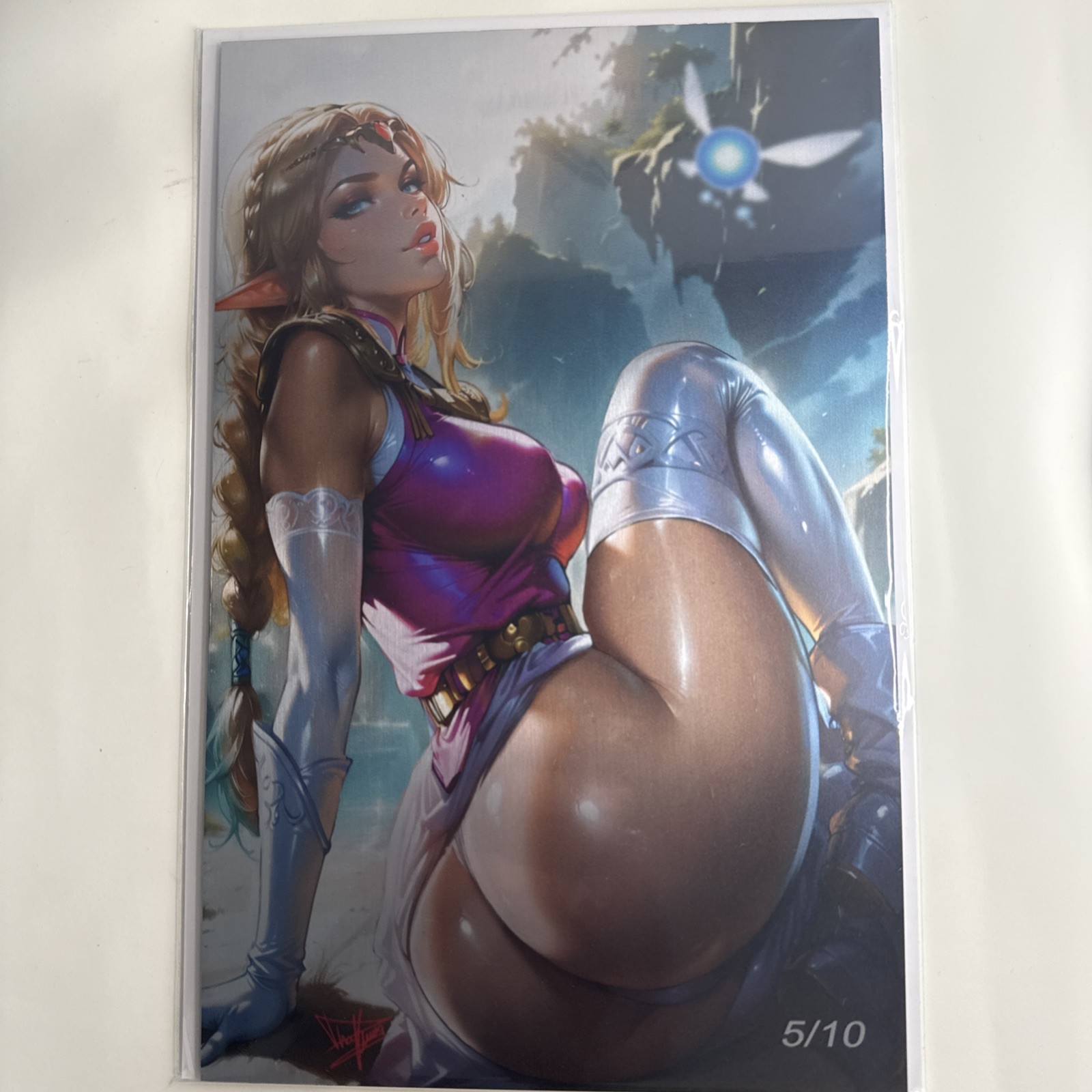 Metal 5/10 - Artist Alley Comics Multiverso Saga #1 Princesa Zelda Juegos con disfraces