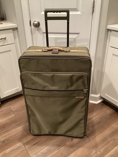 briggs and riley Xl Rolling Suitcase Luggage Green 31 Tall