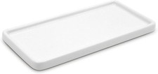 LoeJan 6" Bathroom Tray, Ceramic Vanity Dish for Counter Kitchen Soap Perfume C