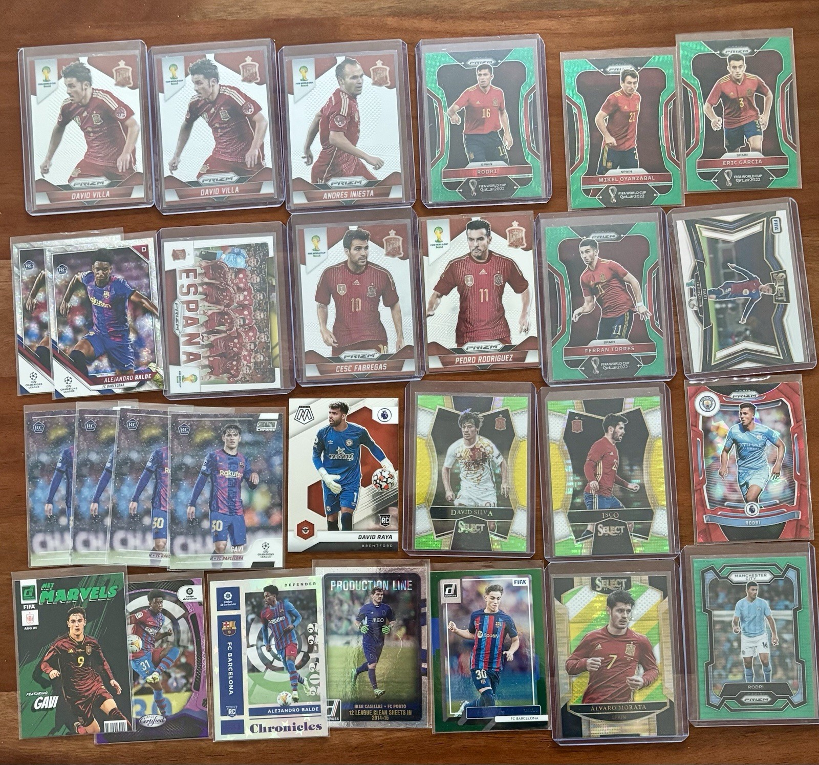 Haaland, Saka, Mbappe, Victor Munoz + More - Huge Lot Rookies Parallels Base view 14