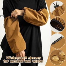 1Pair Winter Adult Waterproof Oilproof Oversleeve Anti-dirty Arm Sleeves Office