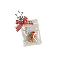 Christmas Gingerbreads Charm Sturdy Keychain Retro Design Gift For Festive