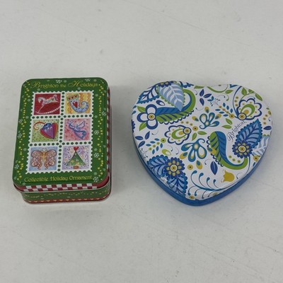 Lot of 2 Brighton Tins For Jewelry
