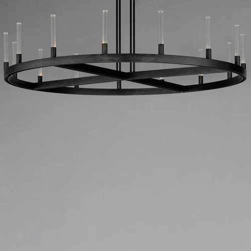 Black LED Chandelier from the Ovation Collection - Picture 4 of 4