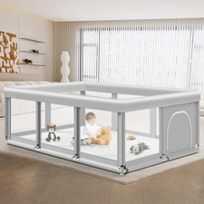 Large Baby Playpen for Babies and Toddlers, Playpen 74 50, Large Baby Play Yards