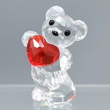 Swarovski Kris Bear A Heart for You 2009 Crystal Signed Retired 958449