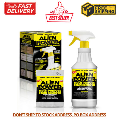 Alien Power Stain Remover Kit   Mold, Mildew & Algae Cleaner with Spray Bottle