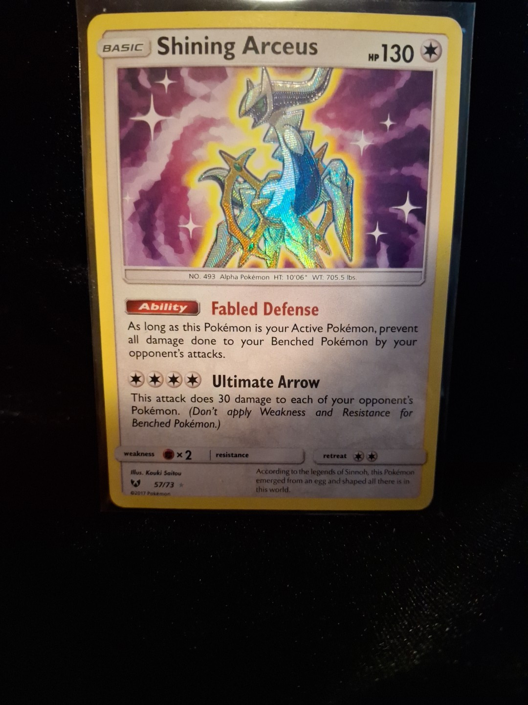 Pokémon TCG Shining Arceus Holo Shining Legends 57/73 NM/Near Mint