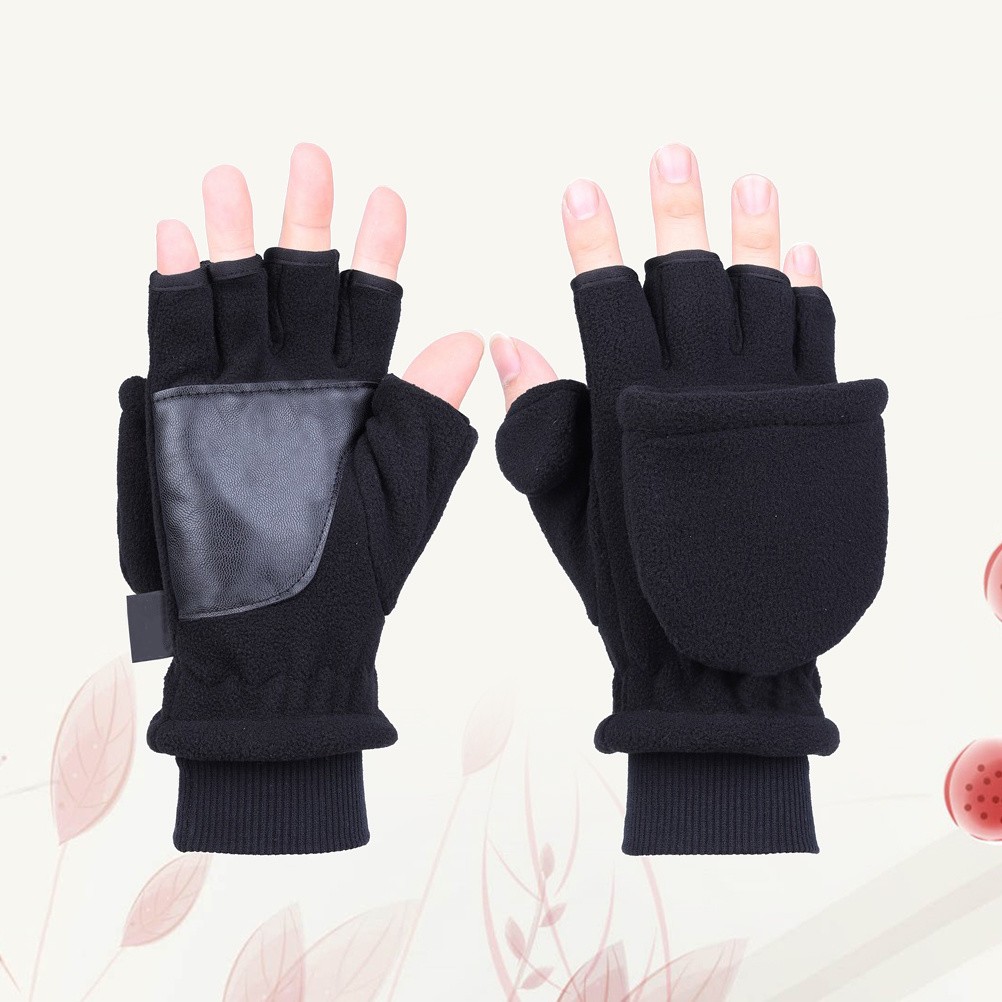  Sport Activity Glove Gloves for Cold Weather Warm Men Fingerless Driving