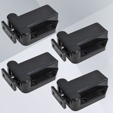  4 Pcs Closer Mechanism Drawer Handle Push to Open Door Catches Automatic Latch