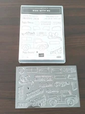 Stampin' Up! Ride With Me Photopolymer Stamp Set No Dies Holiday NEW