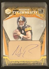 2018 Elements Rookie Titanium Copper Mason Rudolph Rookie On Card Auto /99. rookie card picture