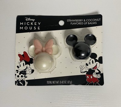 Disney Mickey & Minnie  Mouse - Strawberry & Coconut Flavored Lip Balms ! ! !