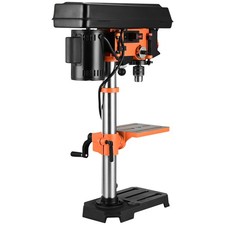 10-Inch 5-Speed Benchtop Drill Press with Cast Iron Base and Built-in Light