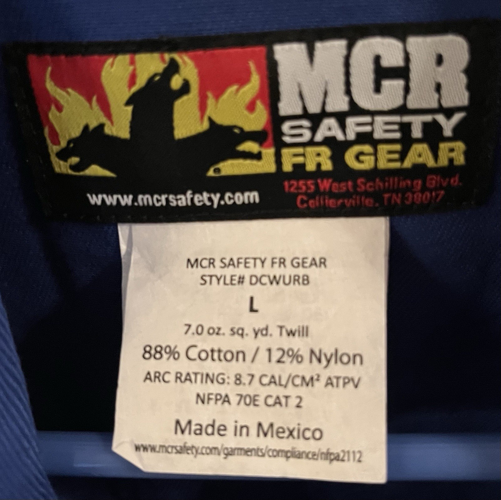 DCWURB - MCR Safety - FR Deluxe Coverall
