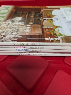 Veranda Magazine 2011 Lot Of 5