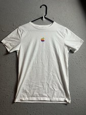 Apple Park Visitor Center - Original Rainbow Apple Logo T-shirt Size S Single St